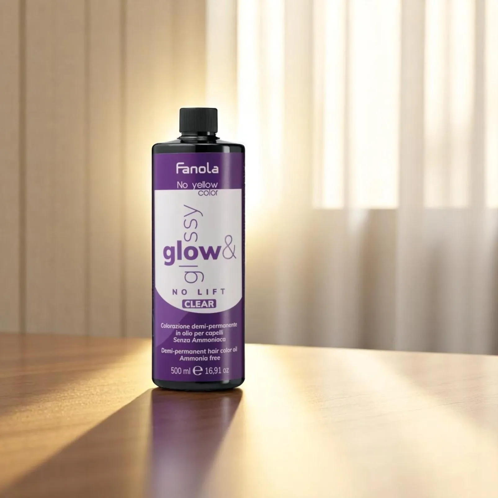 Fanola No Yellow Glow Glossy Toner Clear 500ml