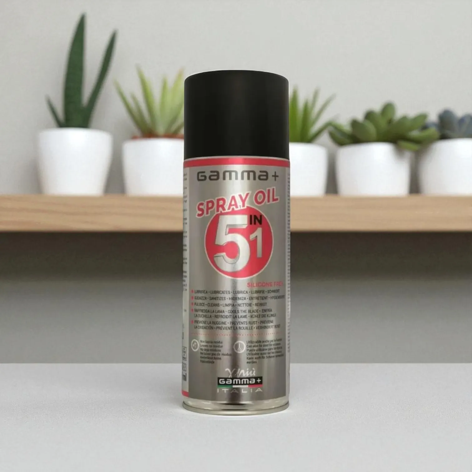 Gamma Piú Oil Spray – Hajvágógép olaj 400ml