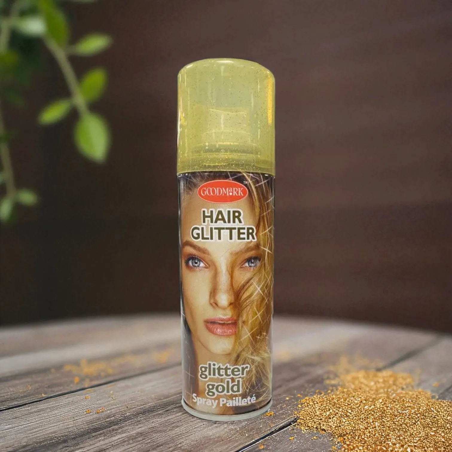 Goodmark Hajszínező Spray/Színes Hajlakk - Csillám arany