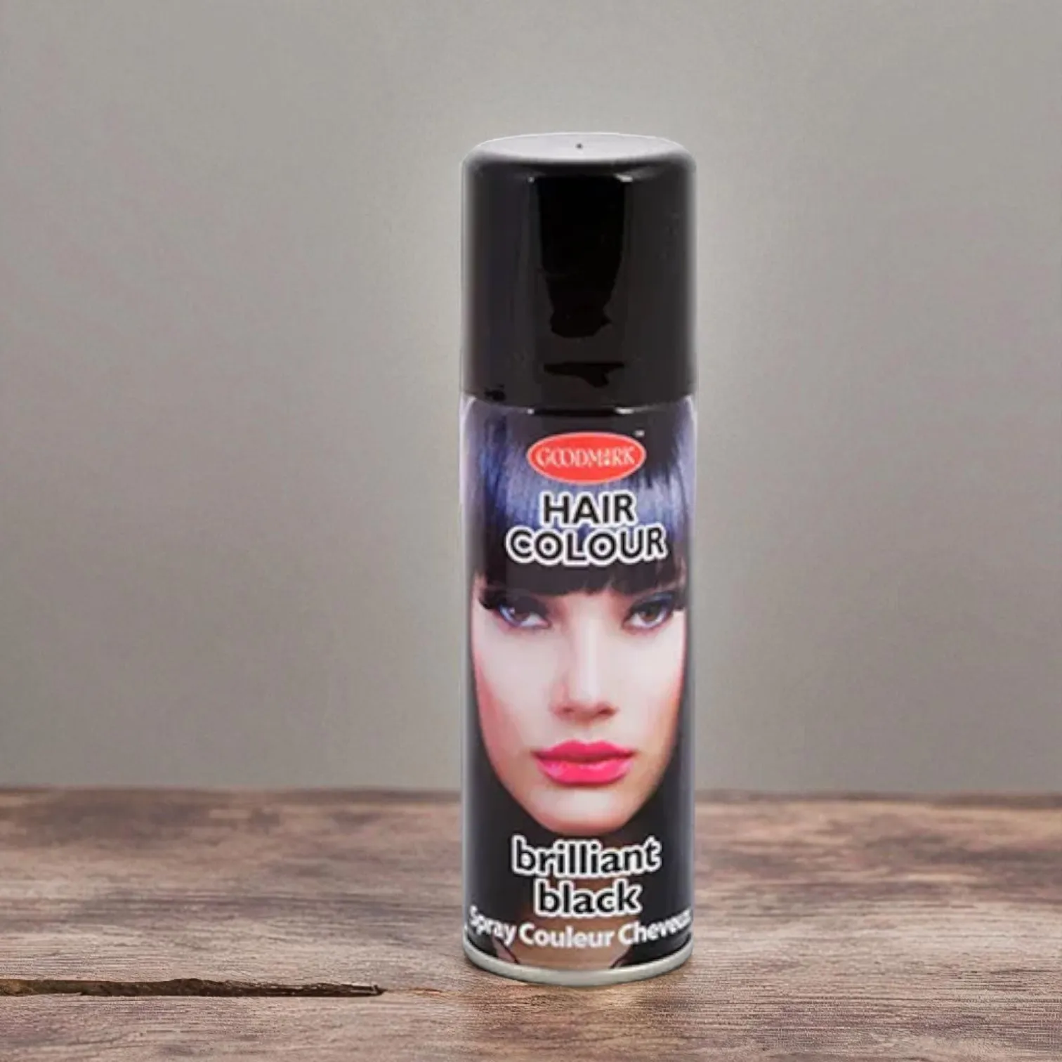 Goodmark Hajszínező Spray/Színes Hajlakk - Fekete
