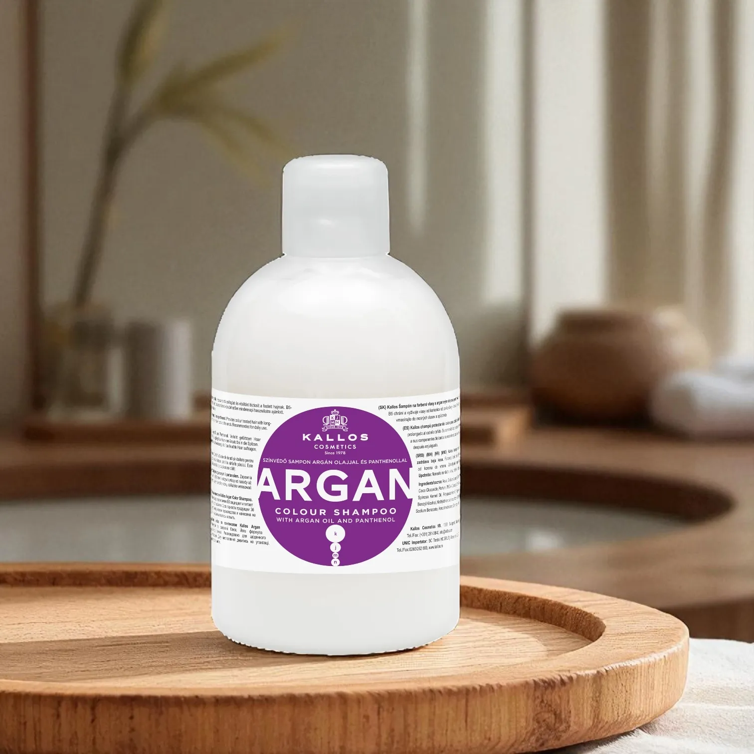 Kallos KJMN Argán sampon 1000ml