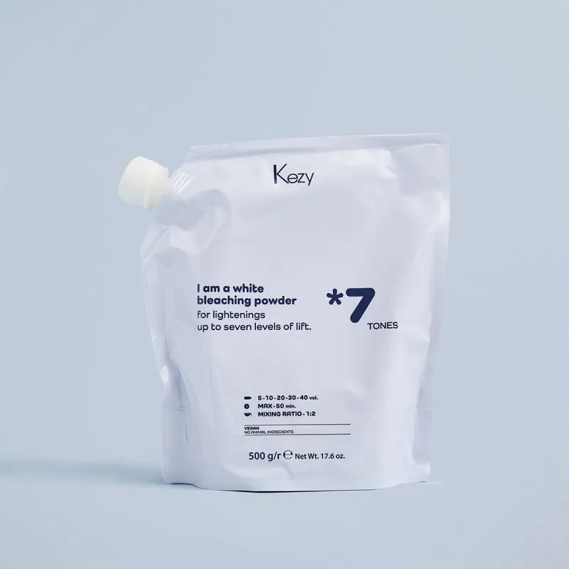 Kezy by AlfaParf Fehér szőkítőpor 500gr - 7 tónus