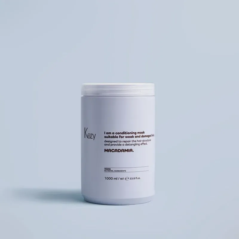 Kezy by AlfaParf Macadamia Maszk gyenge és sérült hajra 1000ml