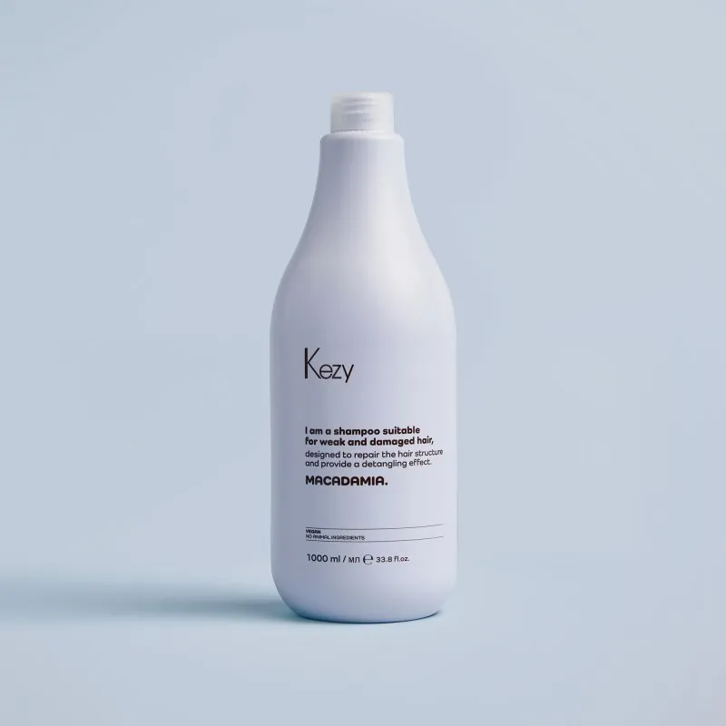 Kezy by AlfaParf Macadamia Sampon gyenge és sérült hajra 1000ml