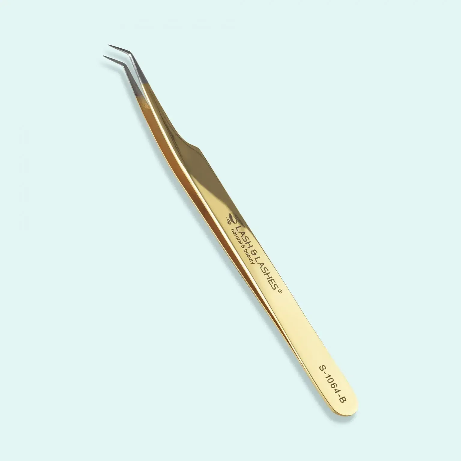 Lash & Lashes S-1064 Tű-Orrú Volume csipesz (Arany)