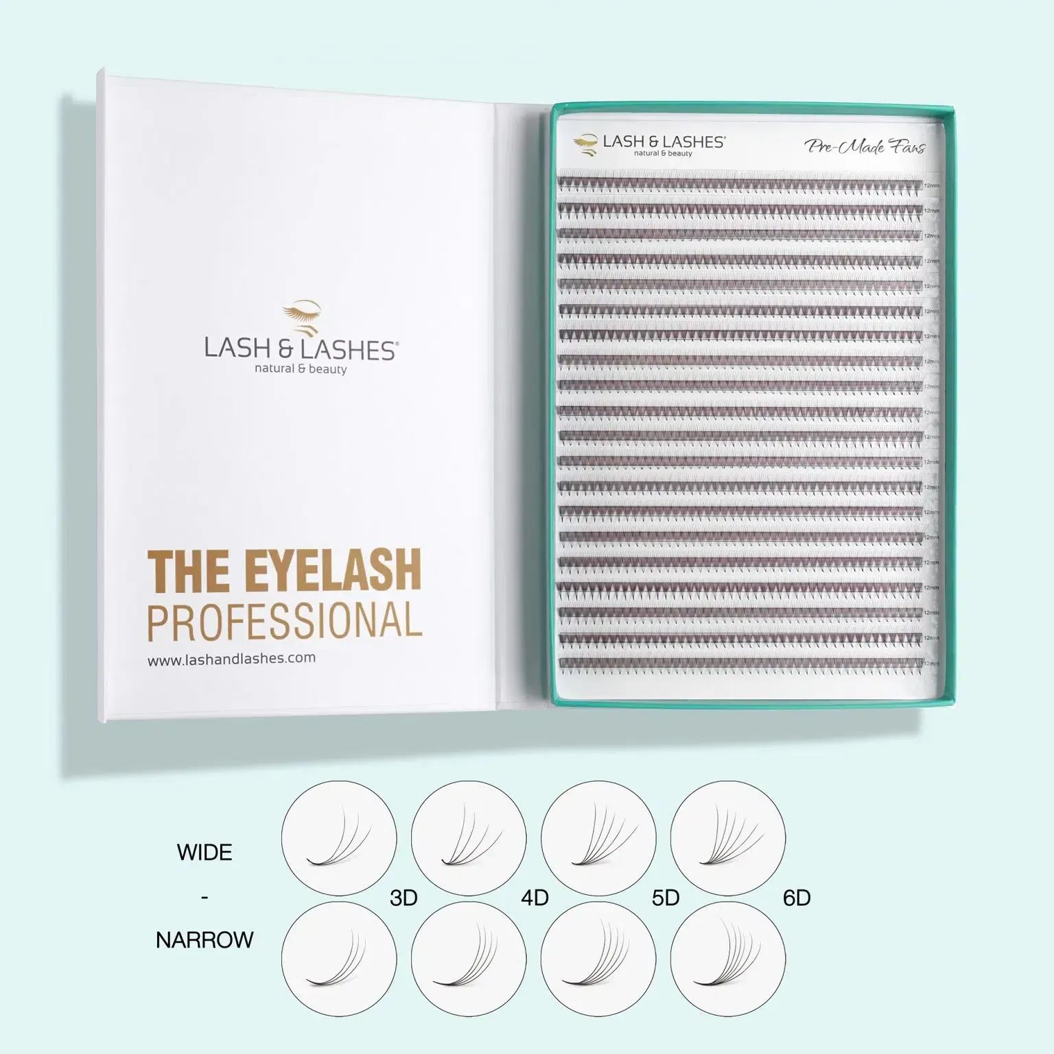 Lash & Lashes Pro Made Dúsító XL- tálca One-Size 6D szempilla