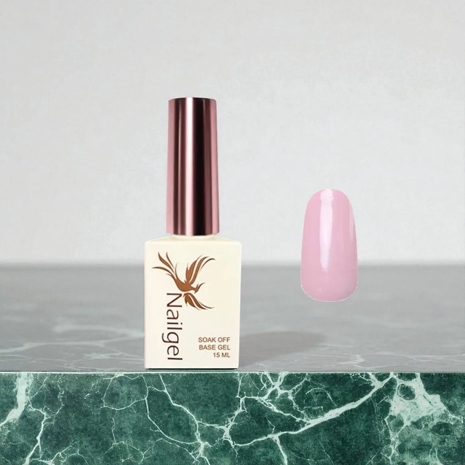 Nailgel 3in1 Baby Pink alapozó, építő és ragasztó CCO gél lakk 15ml