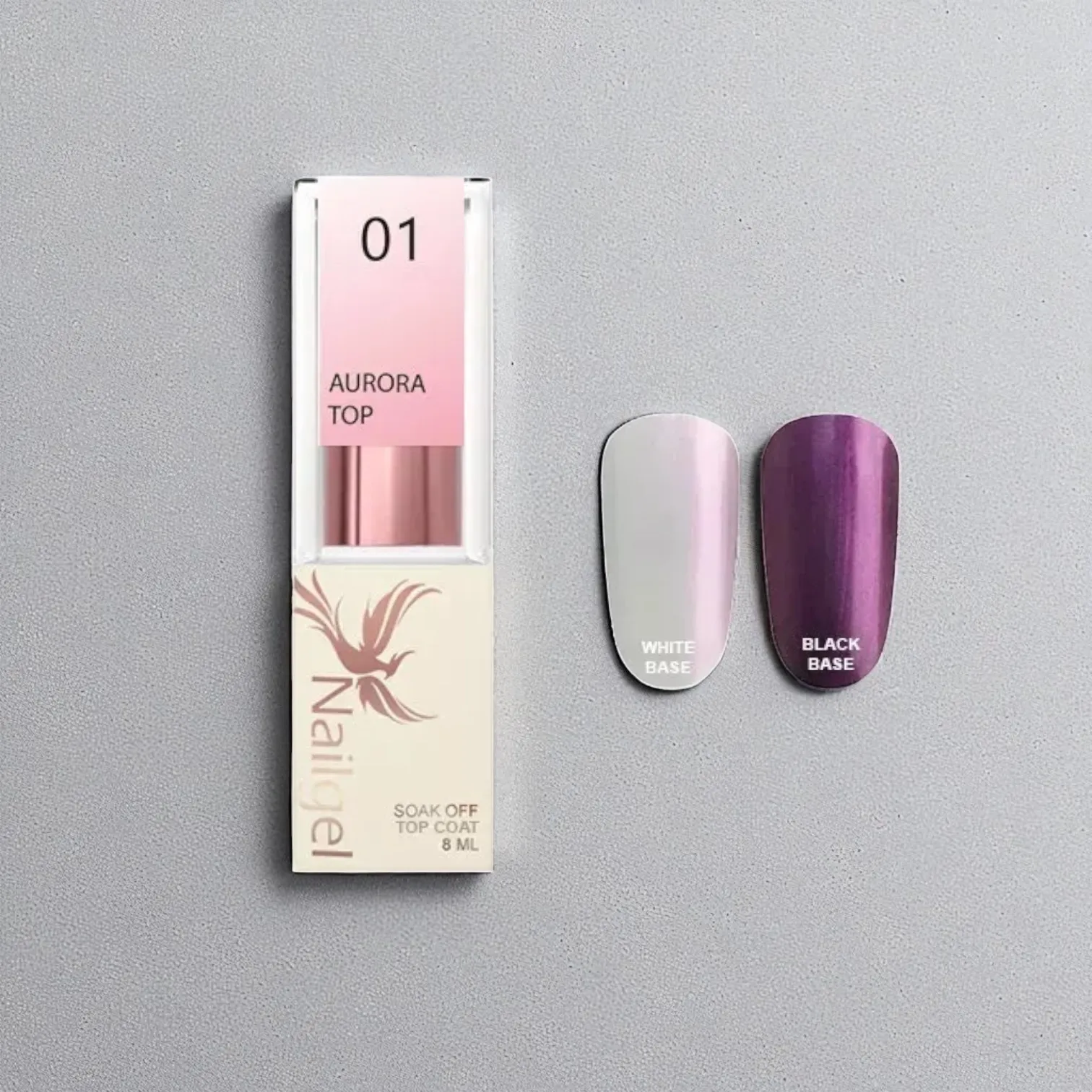 Nailgel Aurora Top Coat fényzselé 8ml 01