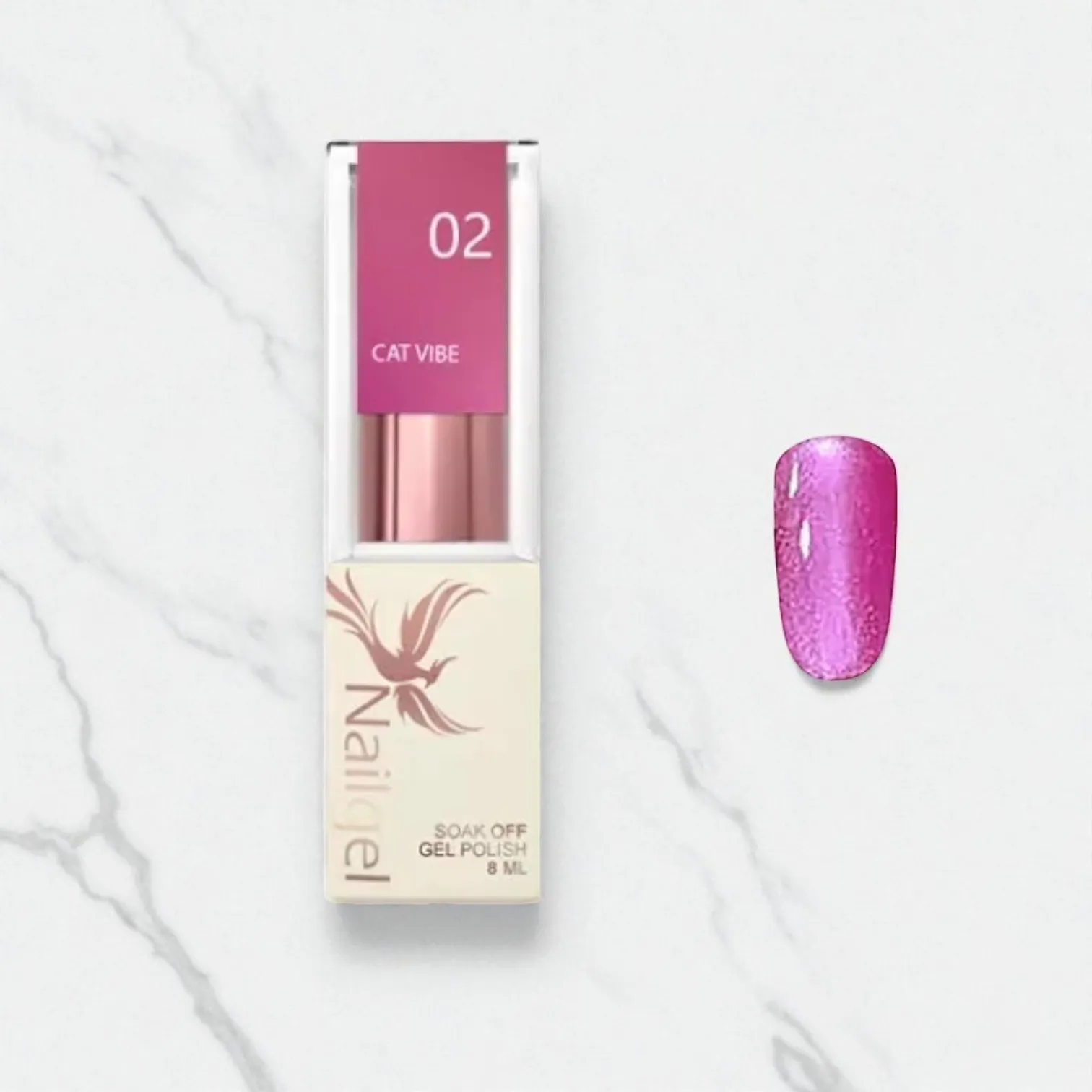 Nailgel Cat Vibe gél lakk 02 8ml