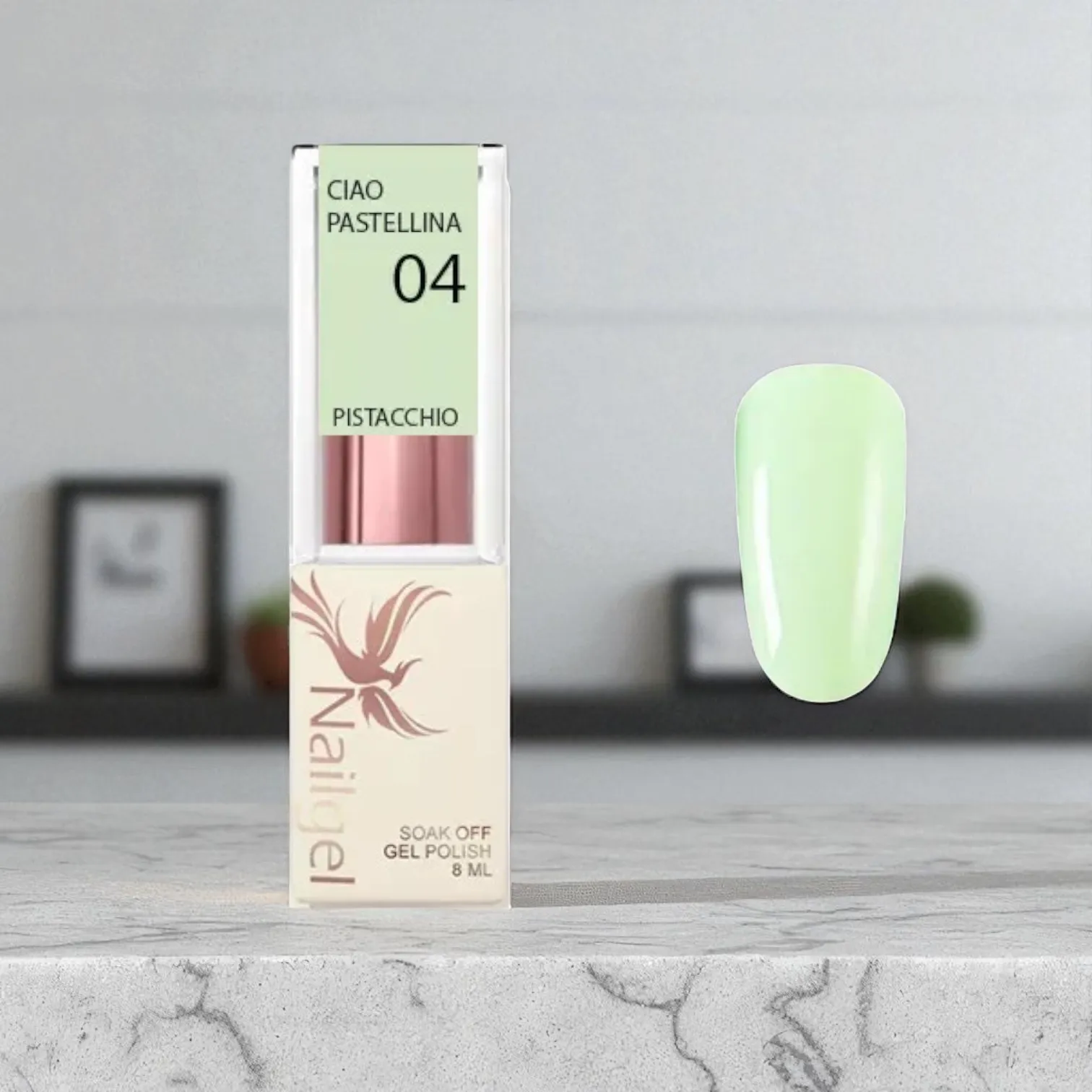 Nailgel Ciao Pastellina 04 - Pistacchio gél lakk 8ml