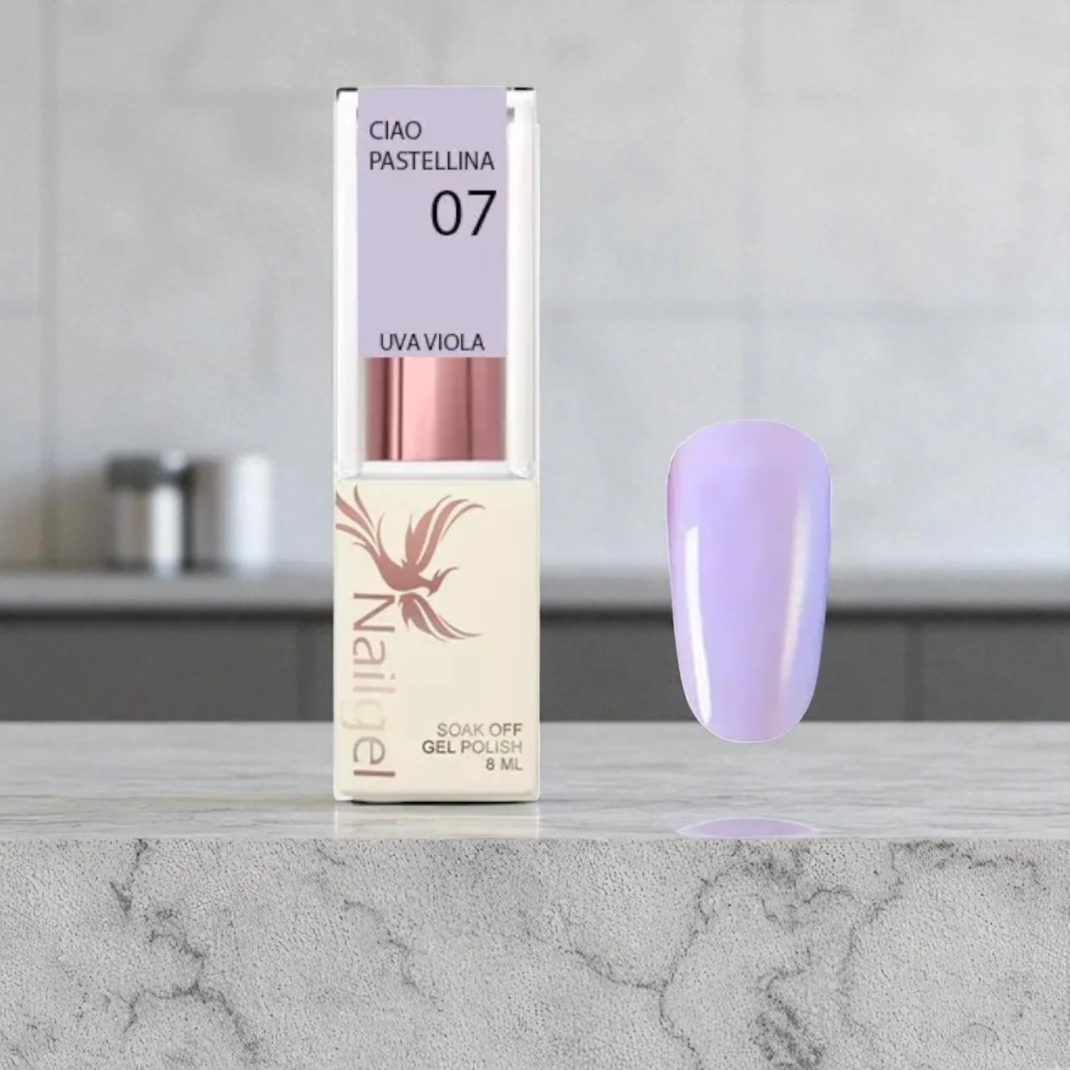 Nailgel Ciao Pastellina 07 - Uva Viola gél lakk 8ml