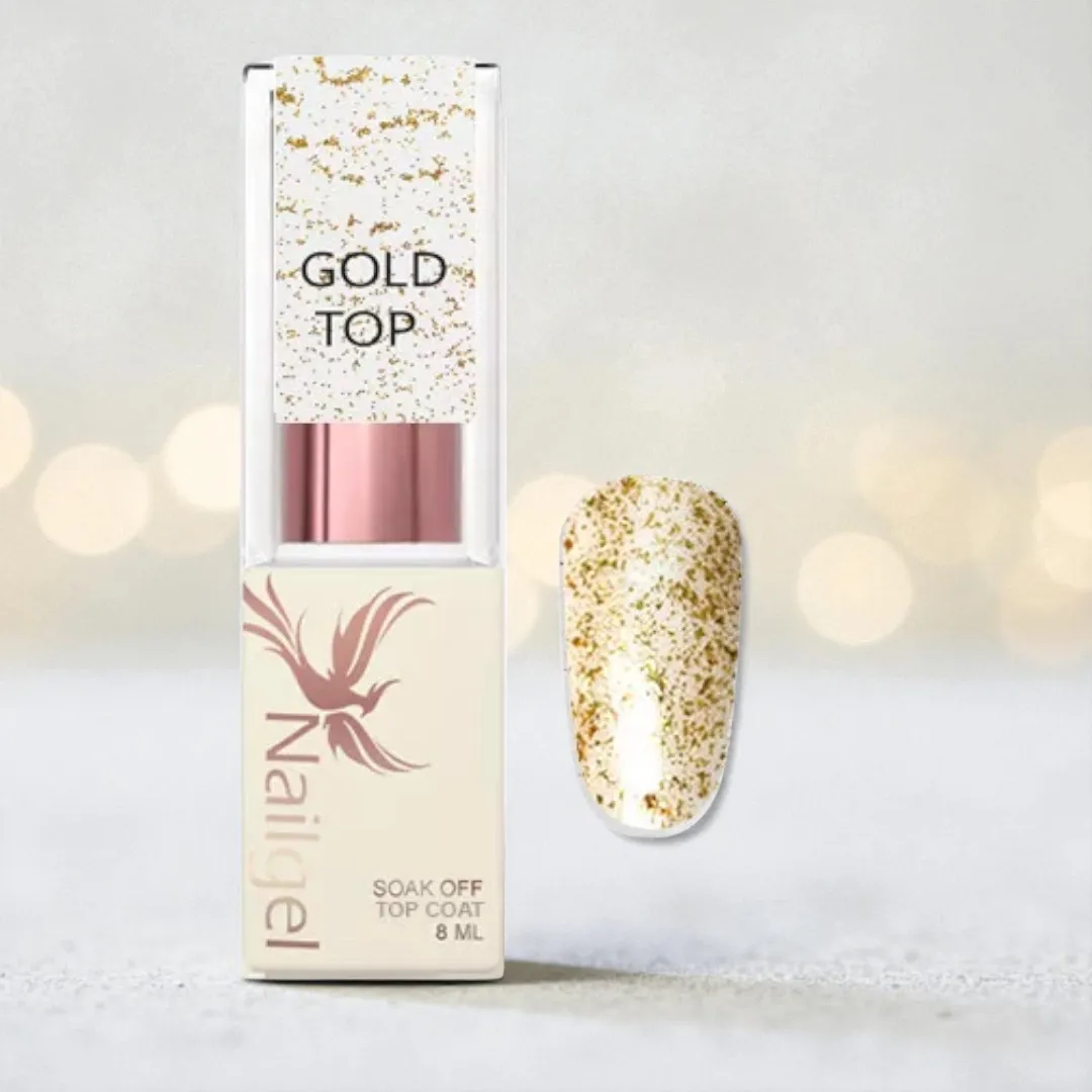 Nailgel Gold Top Coat Fényzselé 8ml