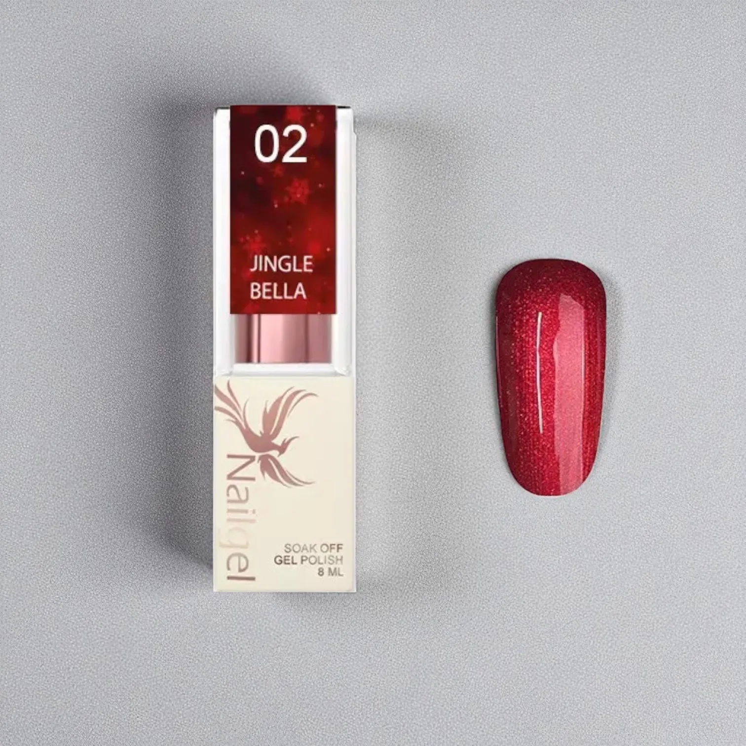 Nailgel Jingle Bella 02 gél lakk 8ml