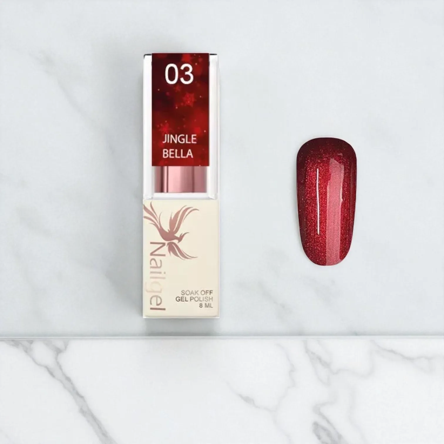 Nailgel Jingle Bella 03 gél lakk 8ml