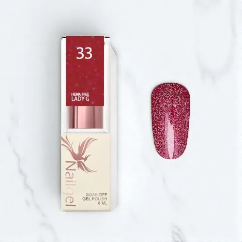 Nailgel Lady G 33 gél lakk 8ml