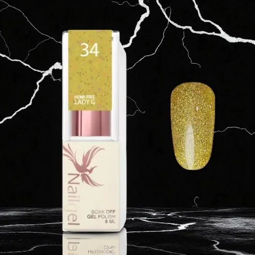 Nailgel Lady G 34 gél lakk 8ml