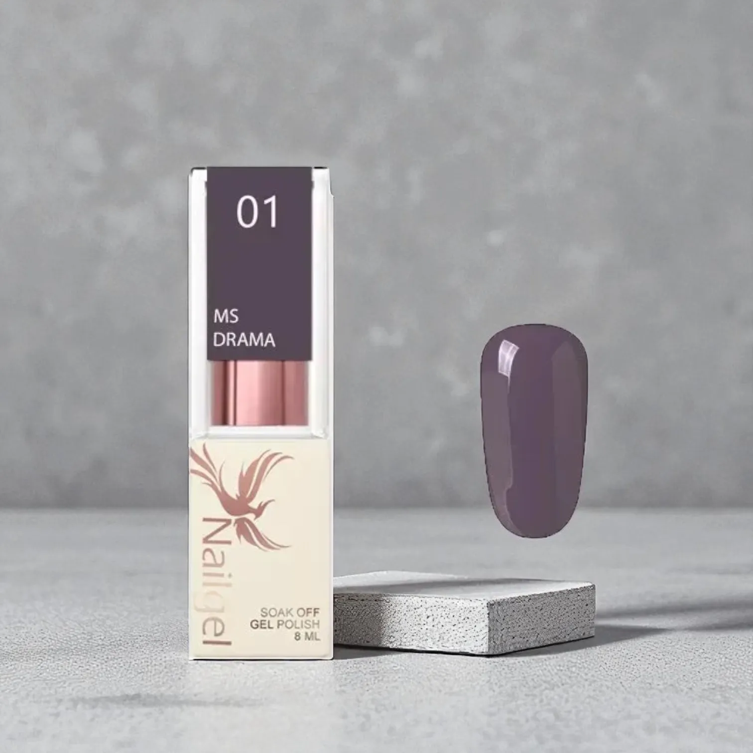 Nailgel Ms. Drama 01 gél lakk 8ml