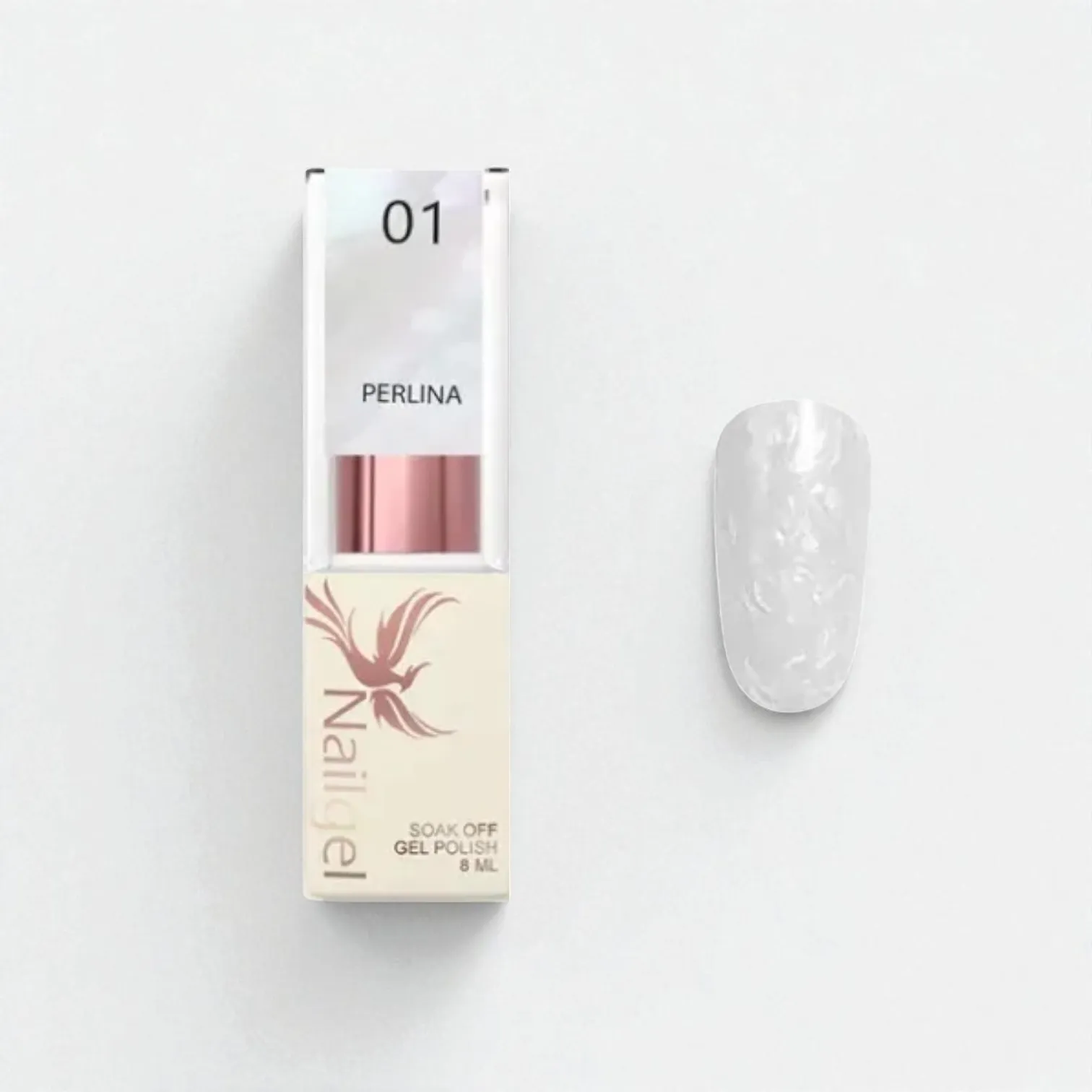 Nailgel Perlina 01 gél lakk 8ml