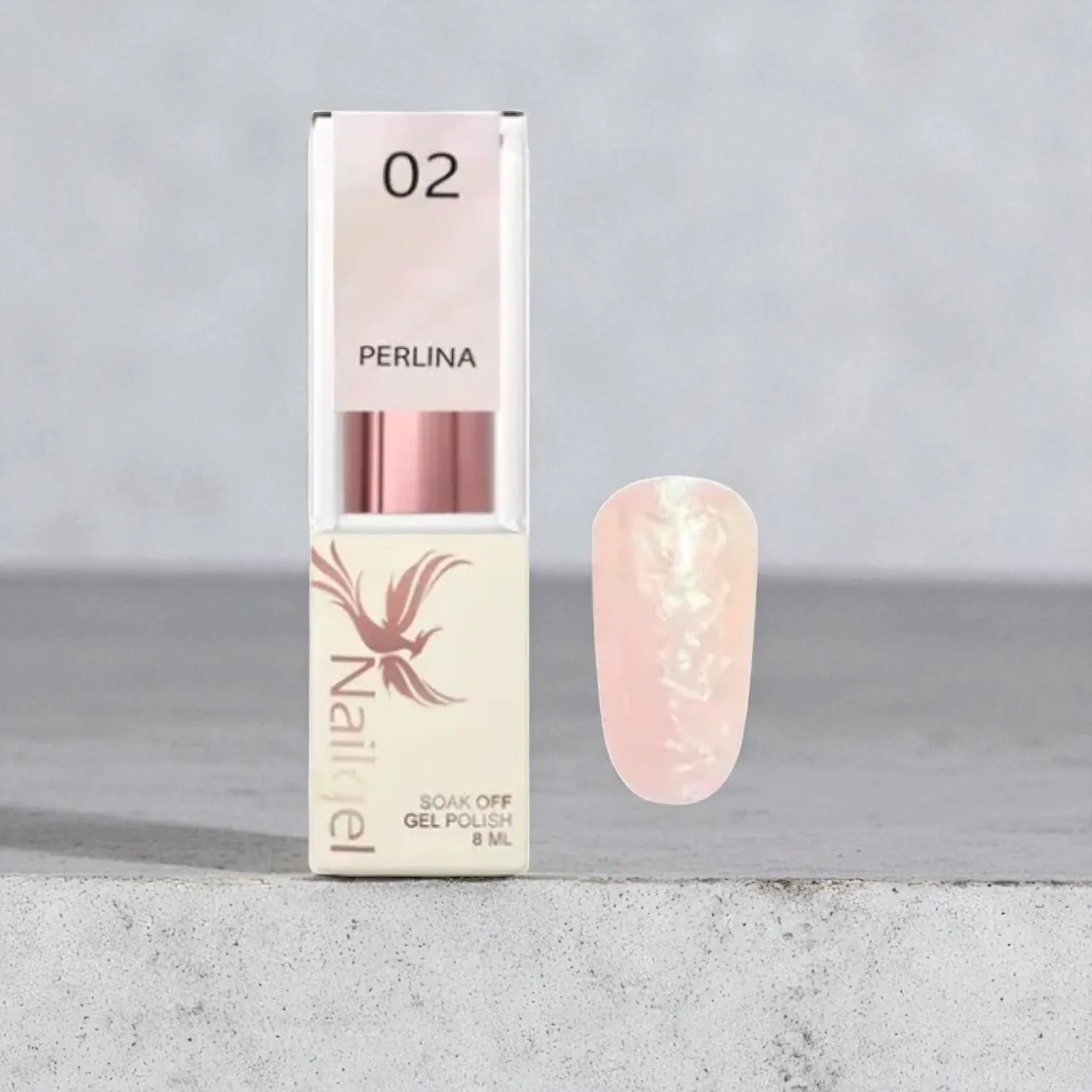 Nailgel Perlina 02 gél lakk 8ml