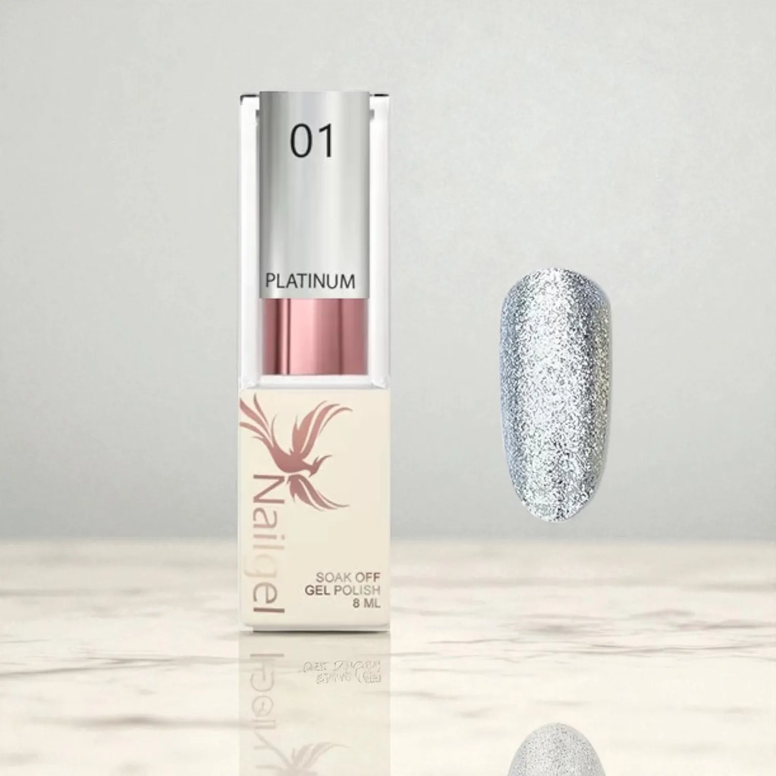 Nailgel Platinum 01 gél lakk 8ml