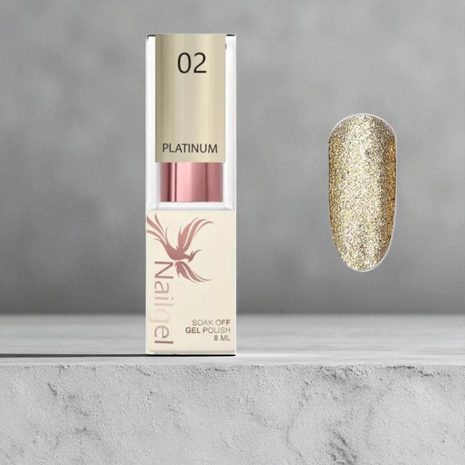 Nailgel Platinum 02 gél lakk 8ml