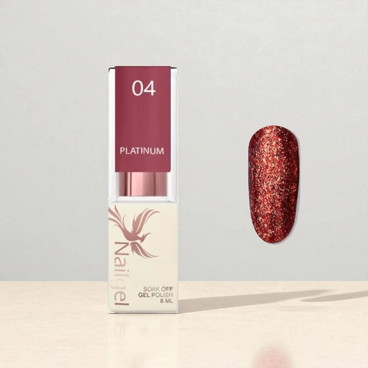 Nailgel Platinum 04 gél lakk 8ml