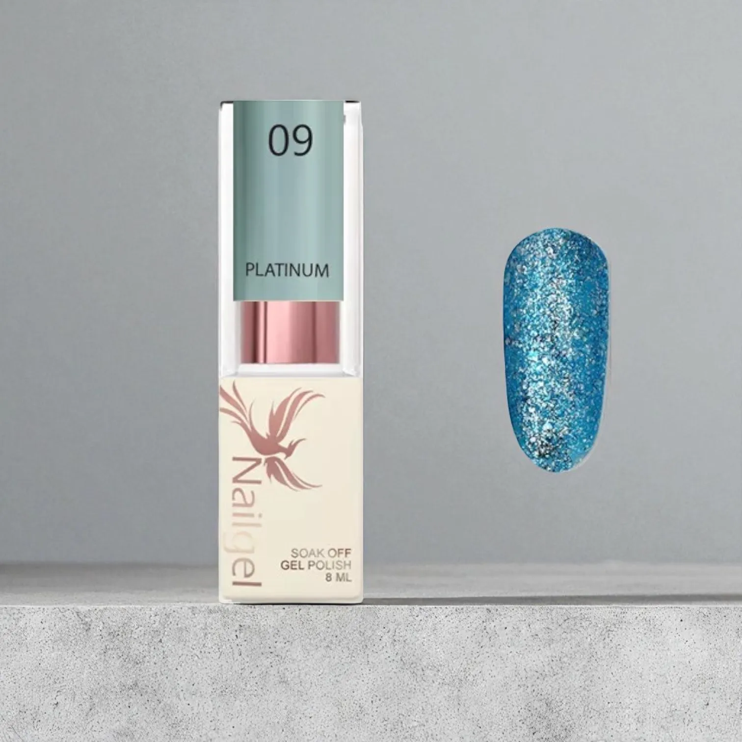 Nailgel Platinum 09 gél lakk 8ml
