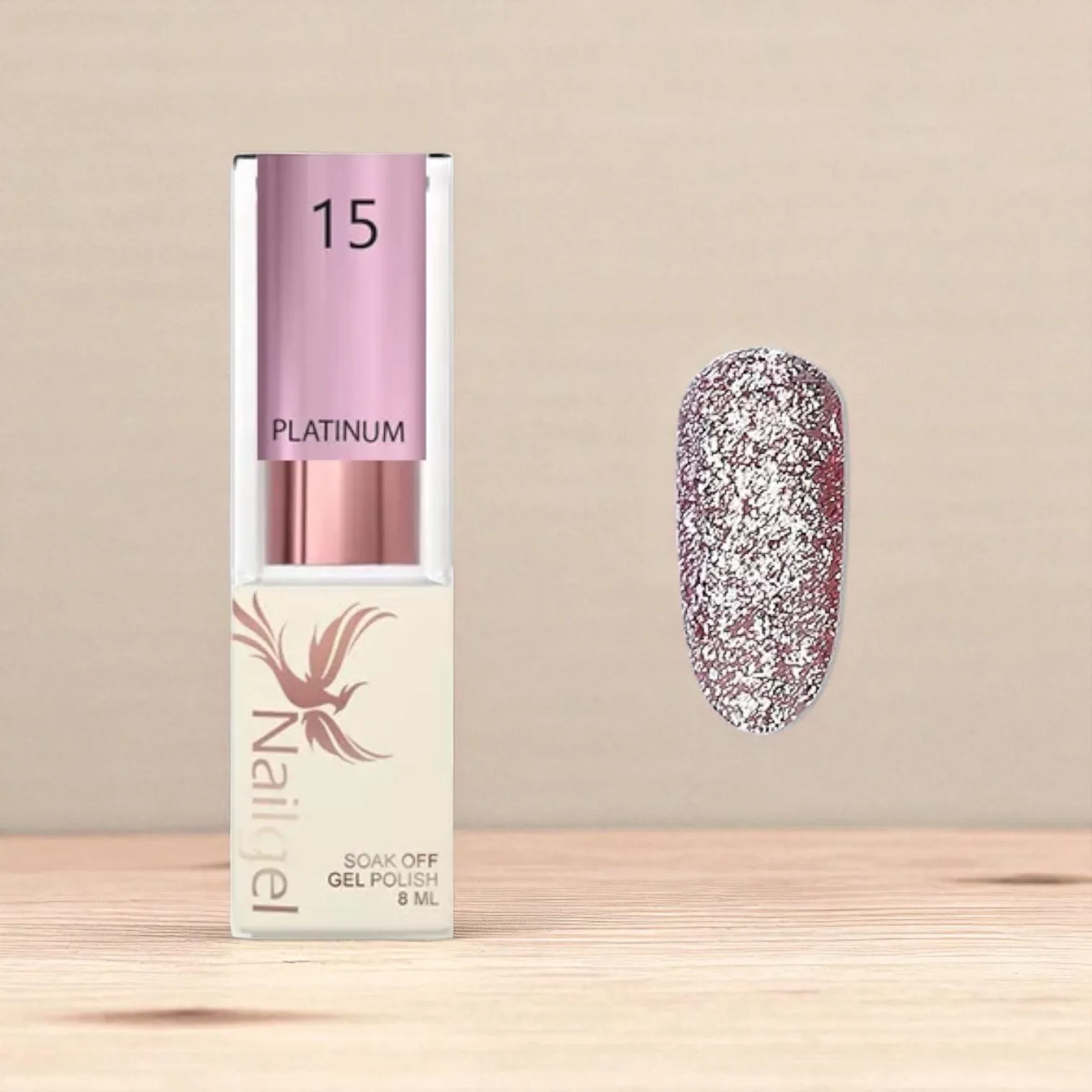 Nailgel Platinum 15 gél lakk 8ml