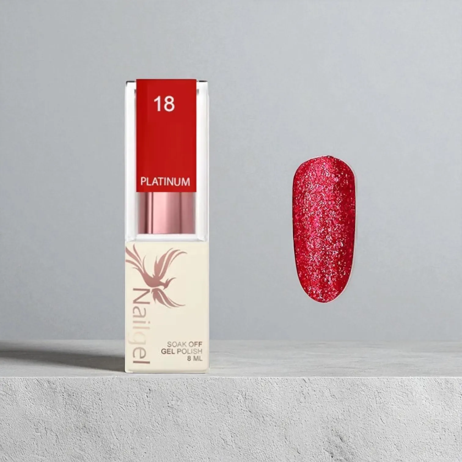 Nailgel Platinum 18 gél lakk 8ml