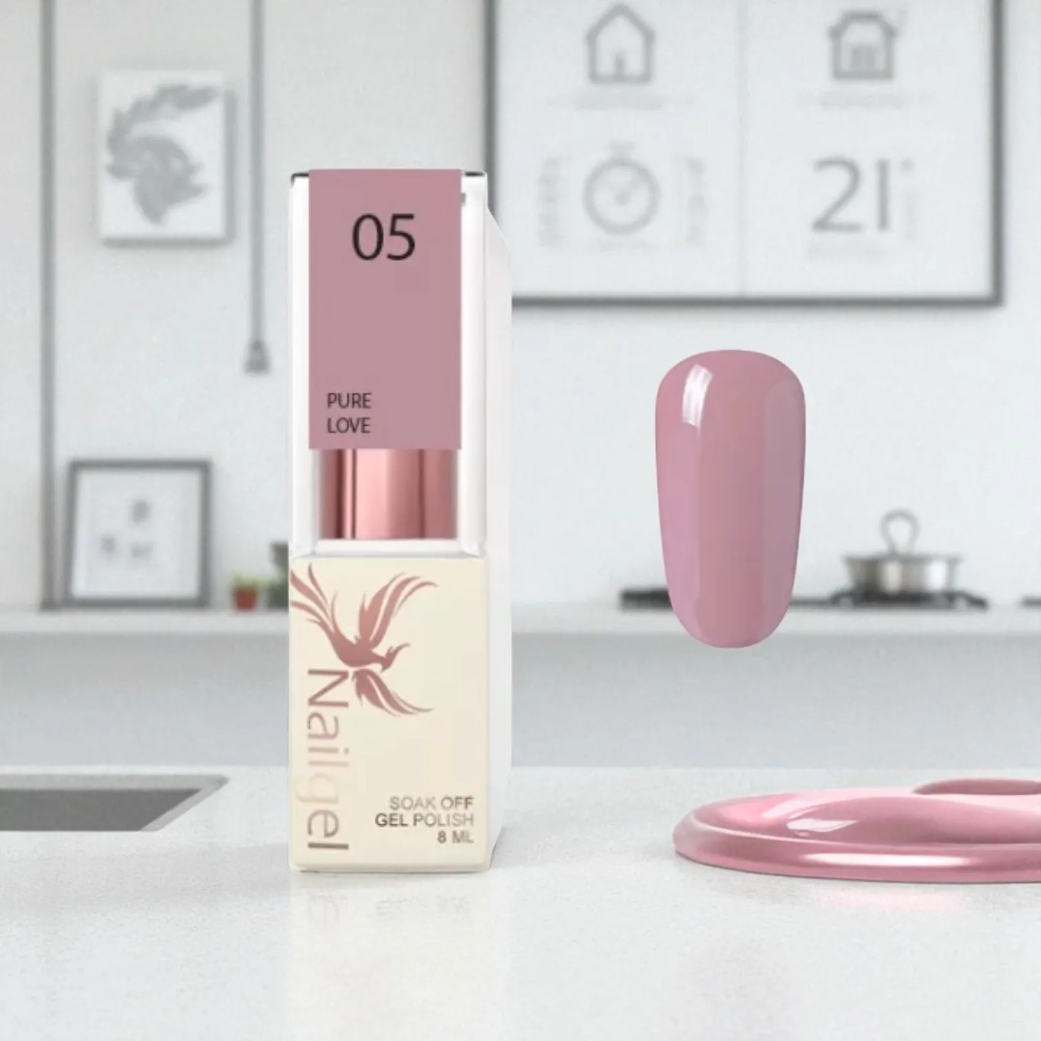 Nailgel Pure Love 05 gél lakk 8ml