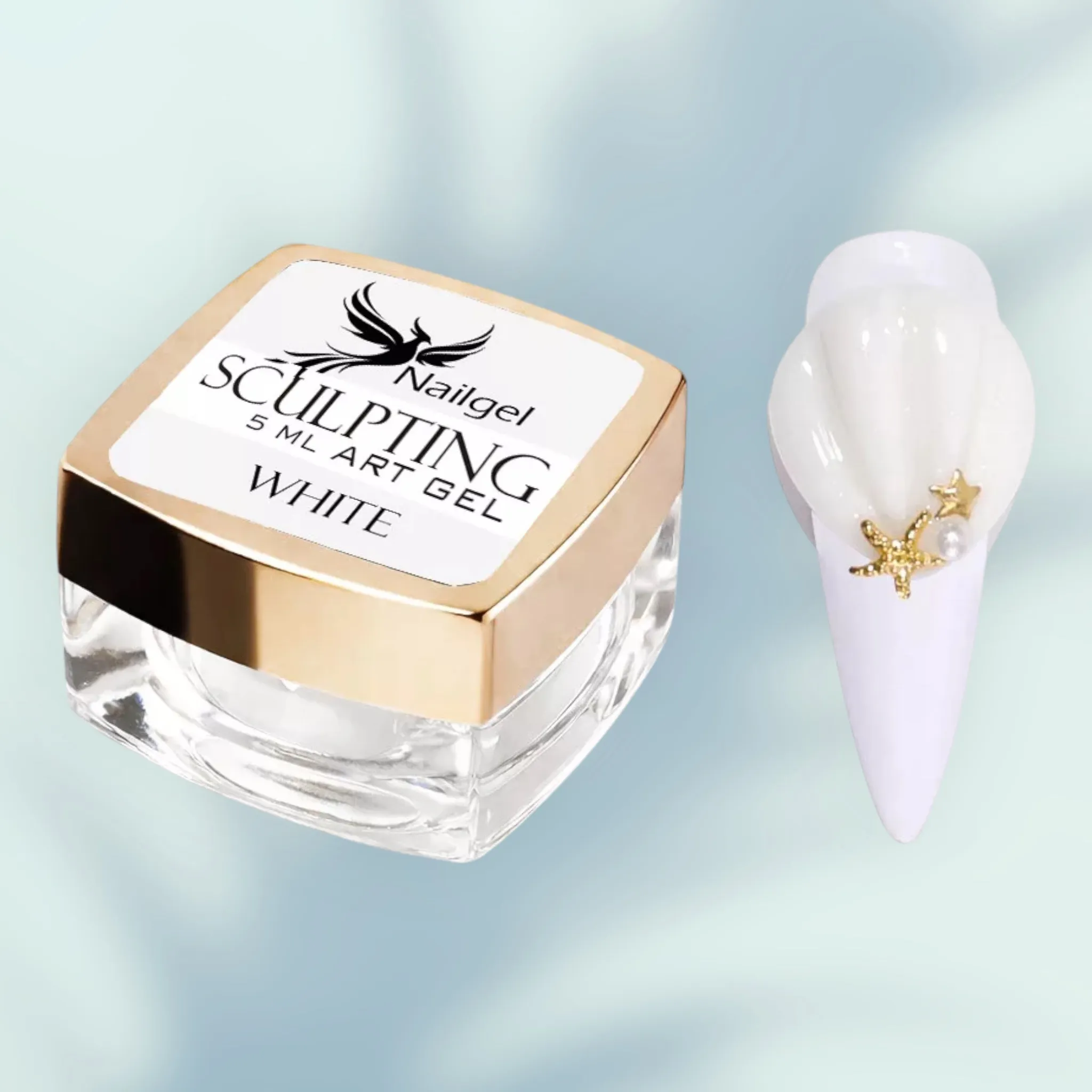 Nailgel Sculpting gyurmazselé 5ml White