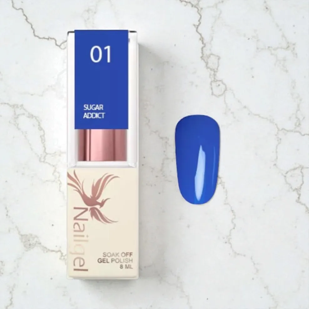 Nailgel Sugar Addict gél lakk 01 8ml