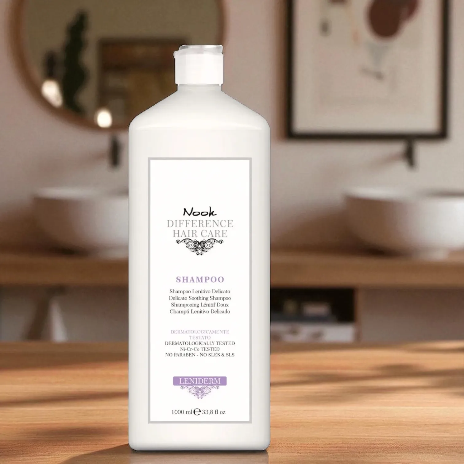 Nook Leniderm sampon érzékeny és irritált fejbőrre 1000ml