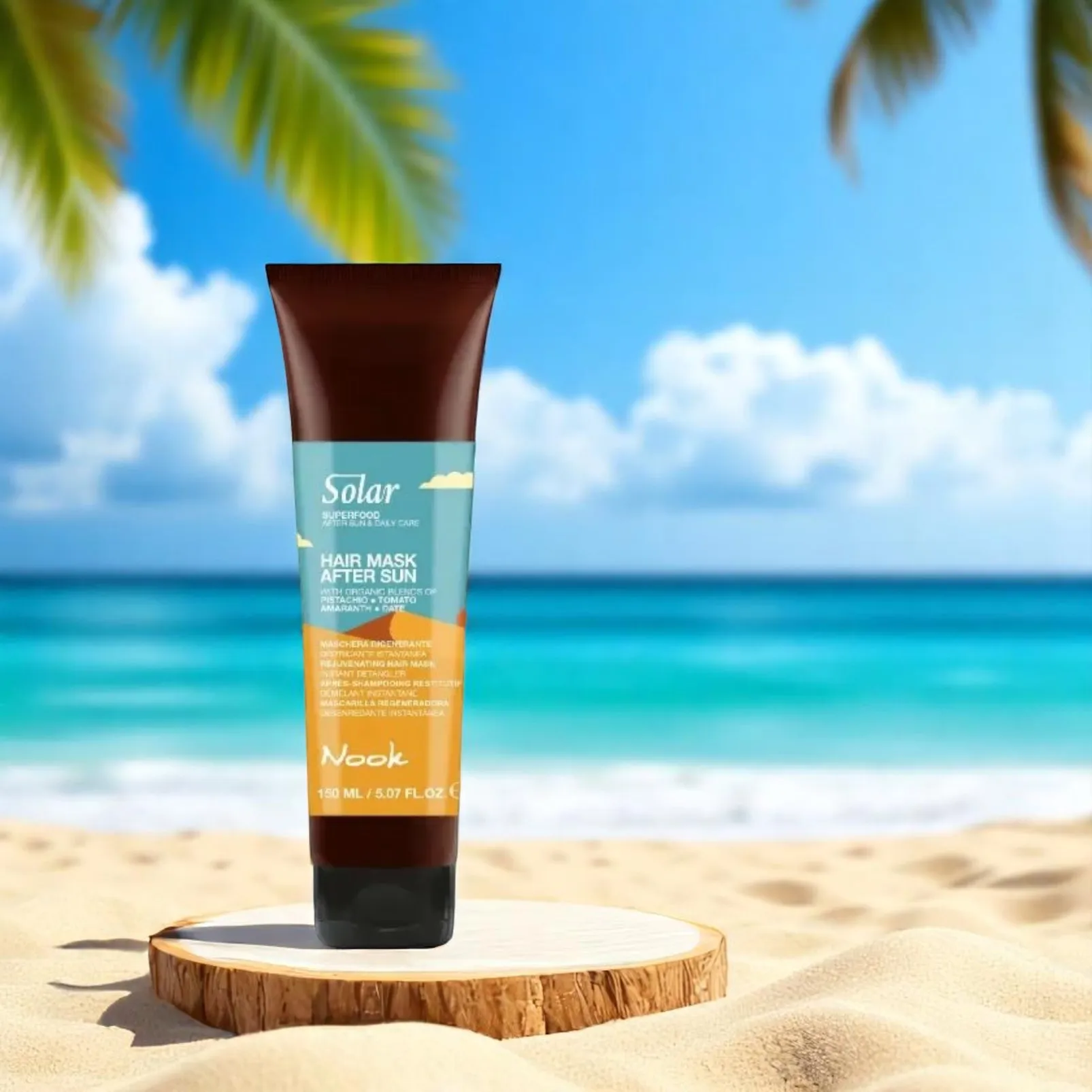 Nook Solar Superfood Napozás utáni hajmaszk 150 ml