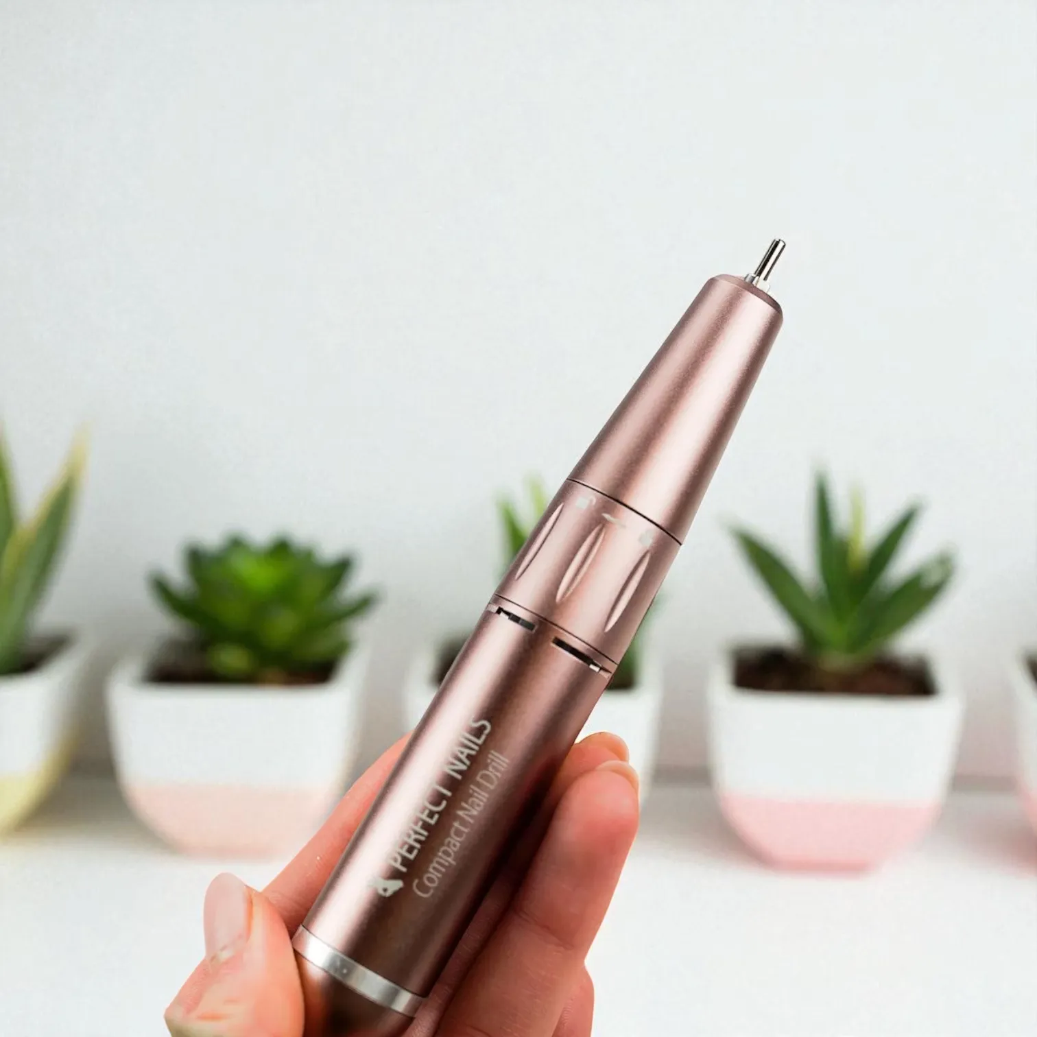 Perfect Nails Compact Nail Drill - Hordozható Köröm Csiszológép - Rosegold