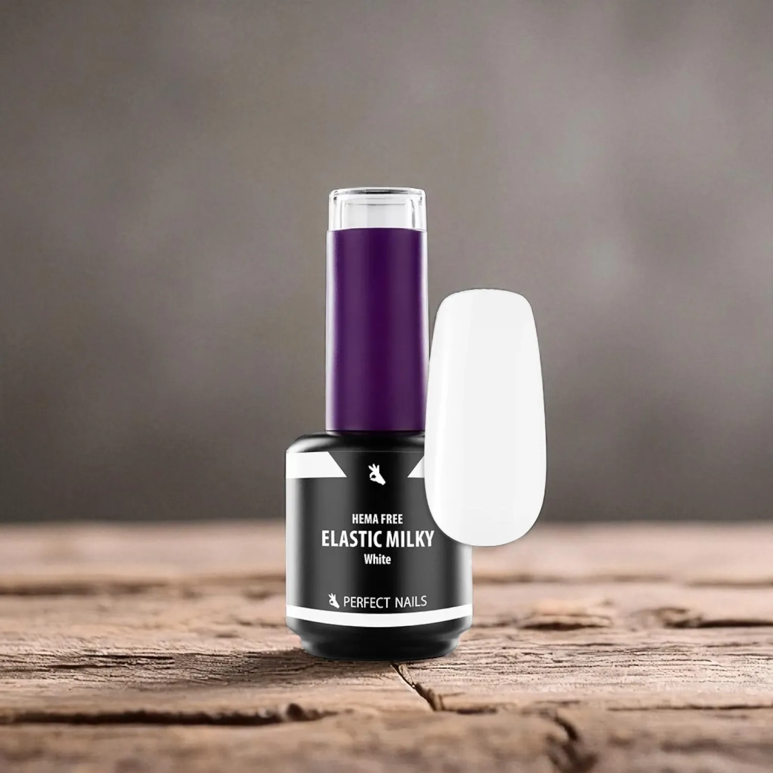 Perfect Nails Elastic Milky Base Gel Hema Free gél lakk alap 15ml - Milky White