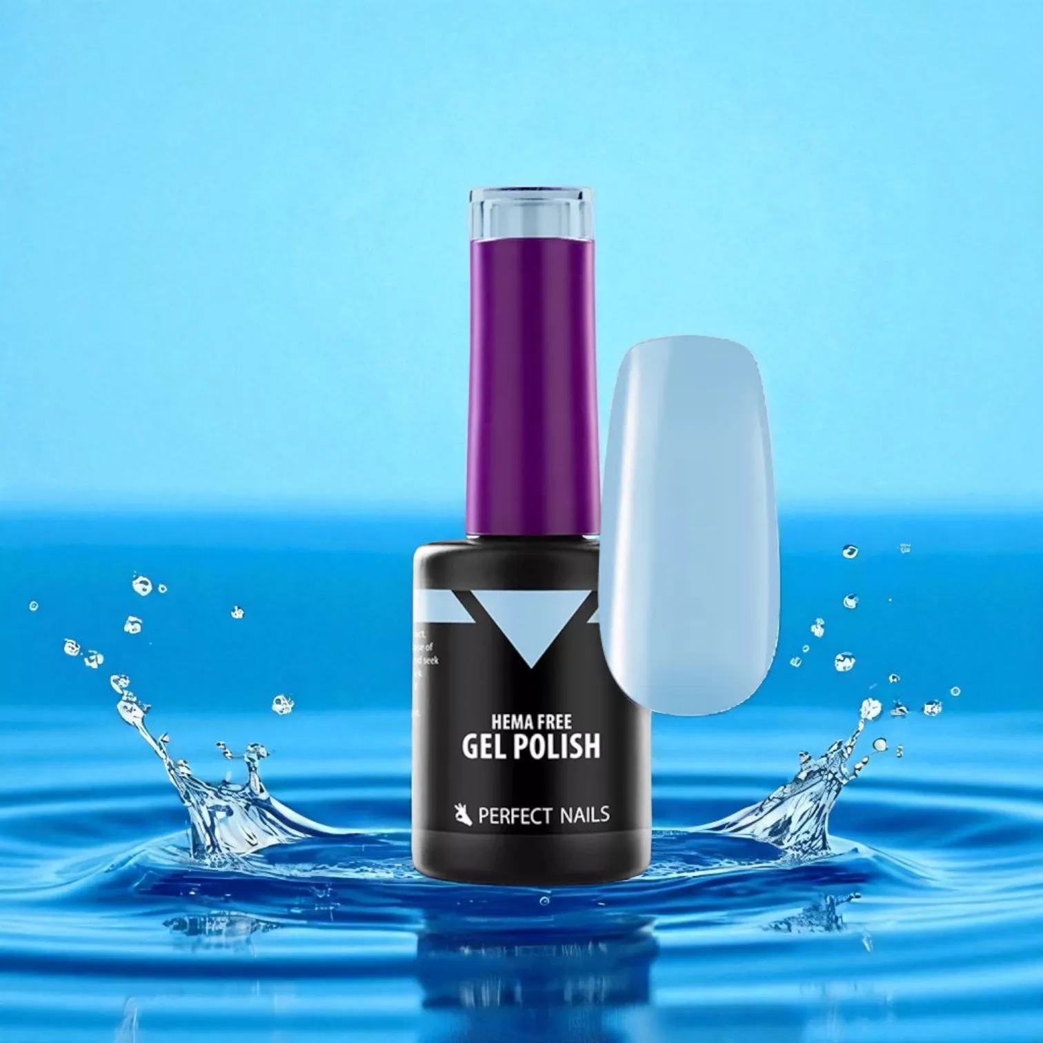 Perfect Nails Hema Free gél lakk 8ml HF049 - Pastel Blue