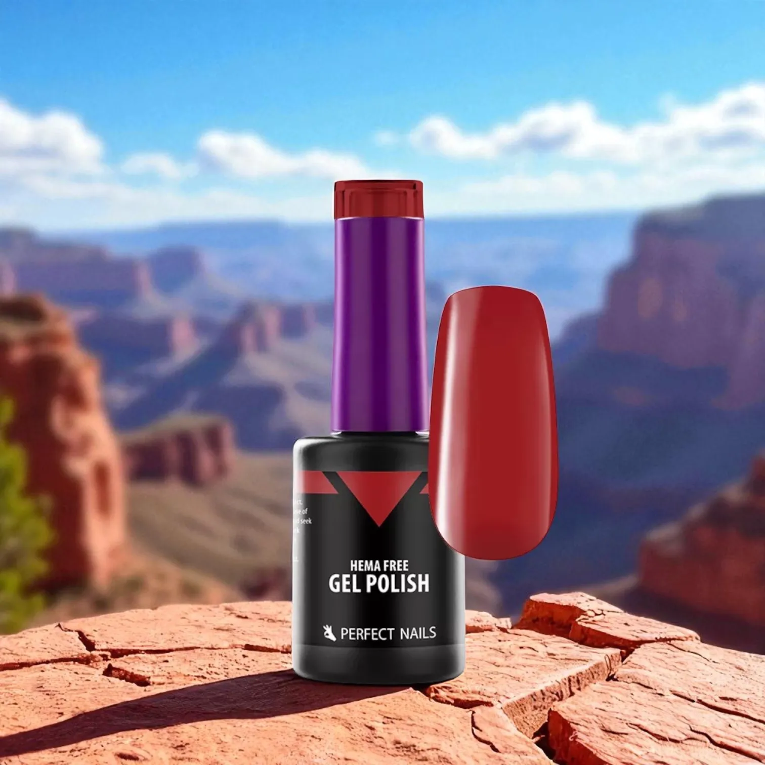 Perfect Nails Hema Free gél lakk 8ml HF064 - Cherry Red