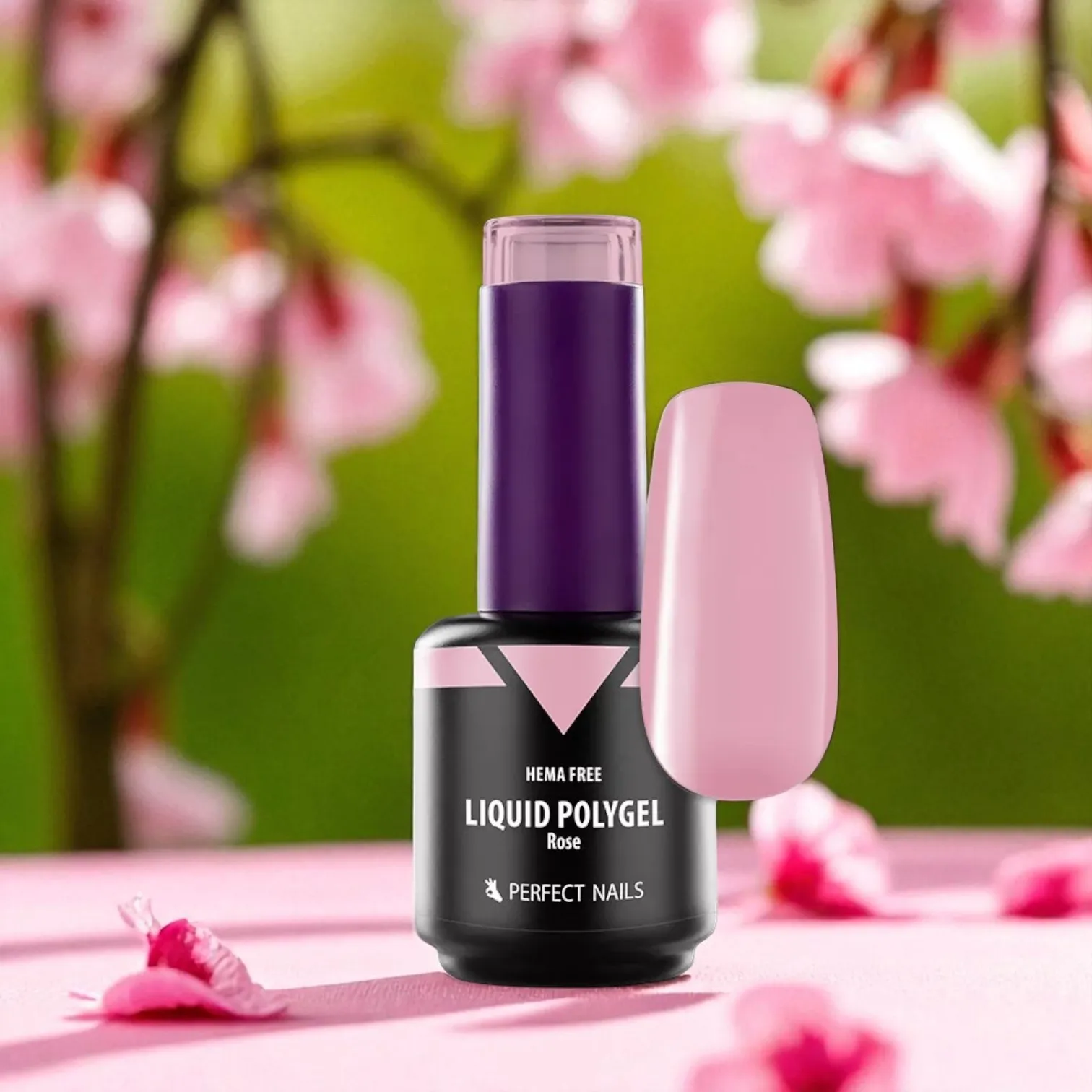 Perfect Nails Liquid Polygel 15ml - Rose