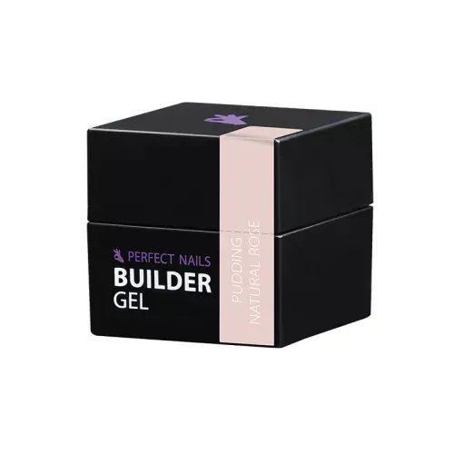 Perfect Nails Natural Rose Pudding Cover Gel - Építő Zselé 15g