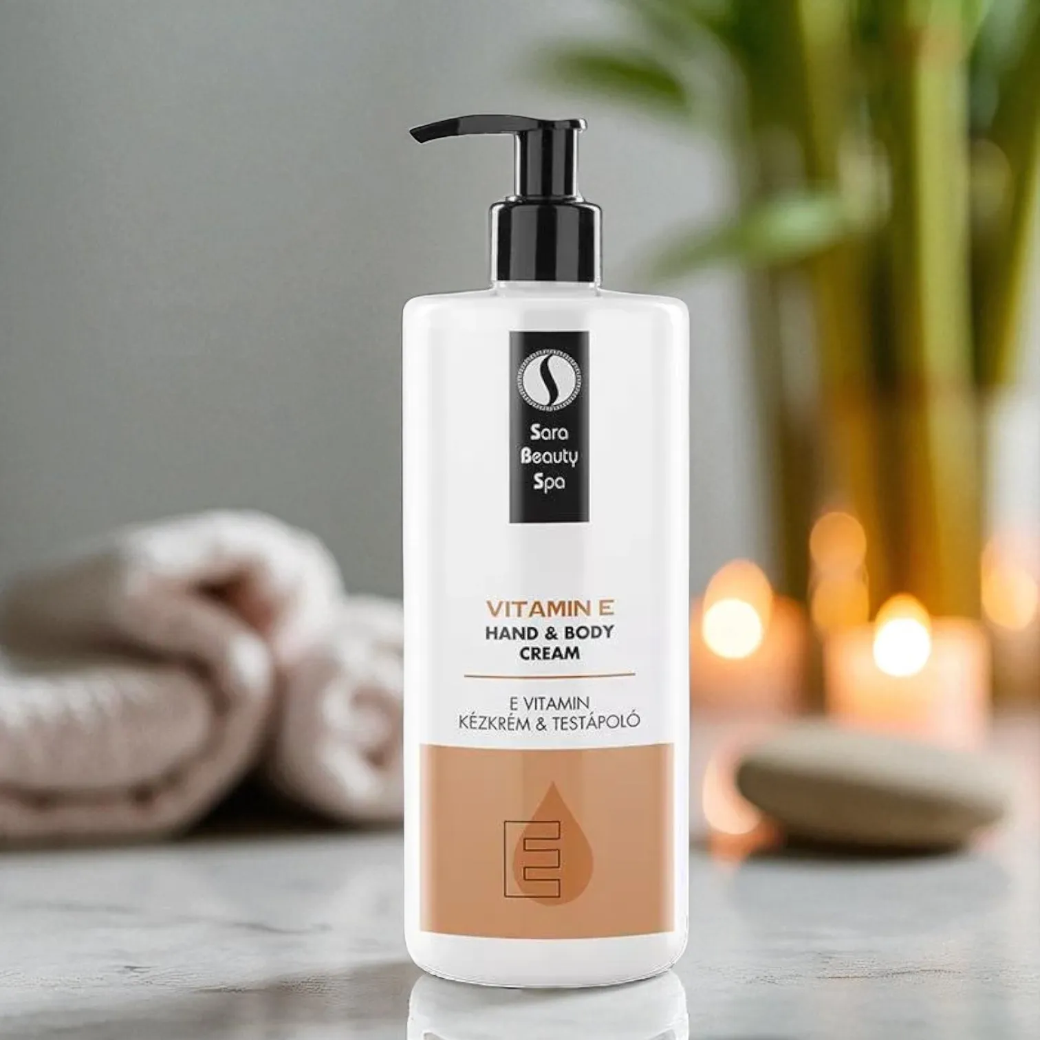 Sara Beauty Spa Hidratáló kézkrém és testápoló - E vitamin 500ml