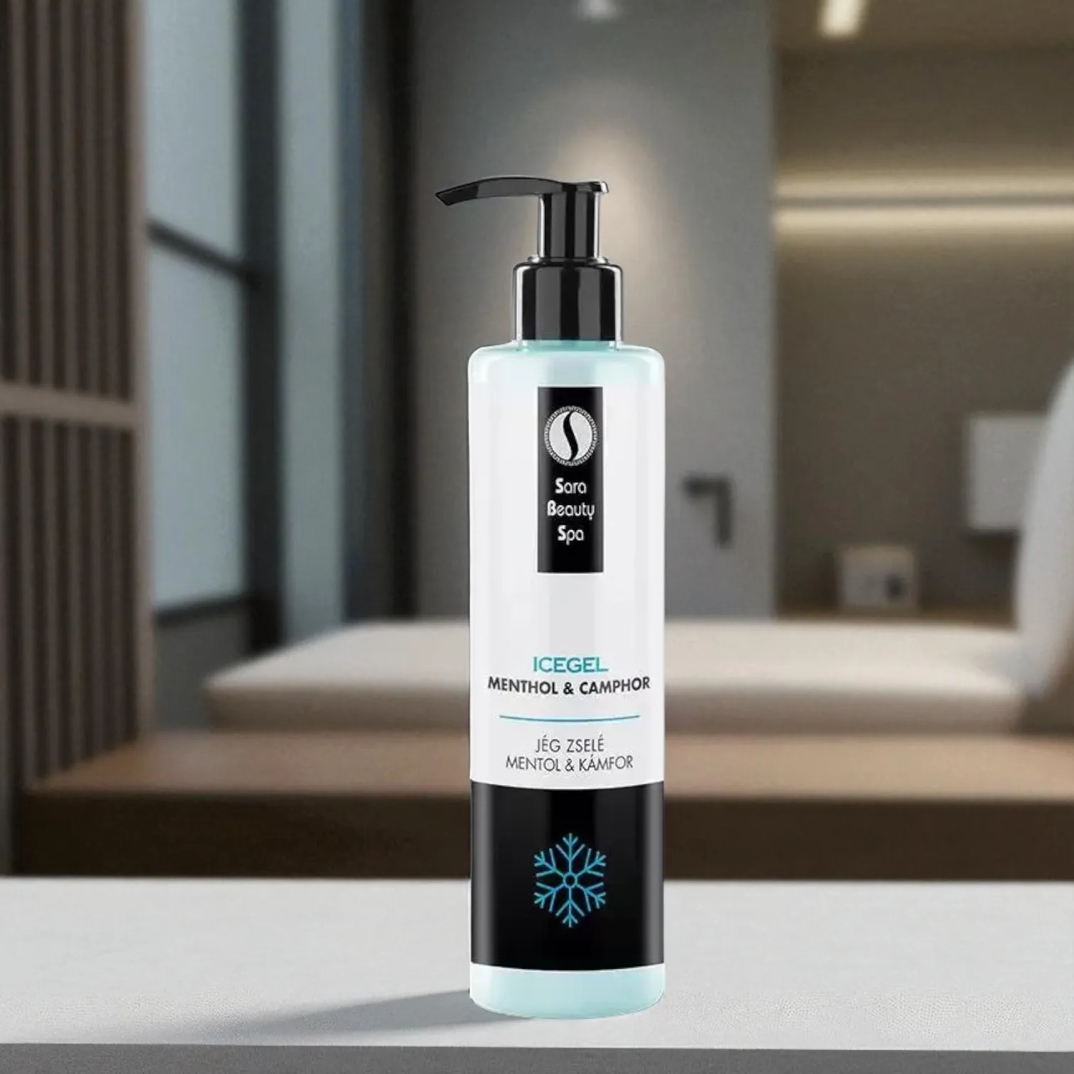 Sara Beauty Spa Izomlazító Jégzselé - Mentol és Kámfor 250ml