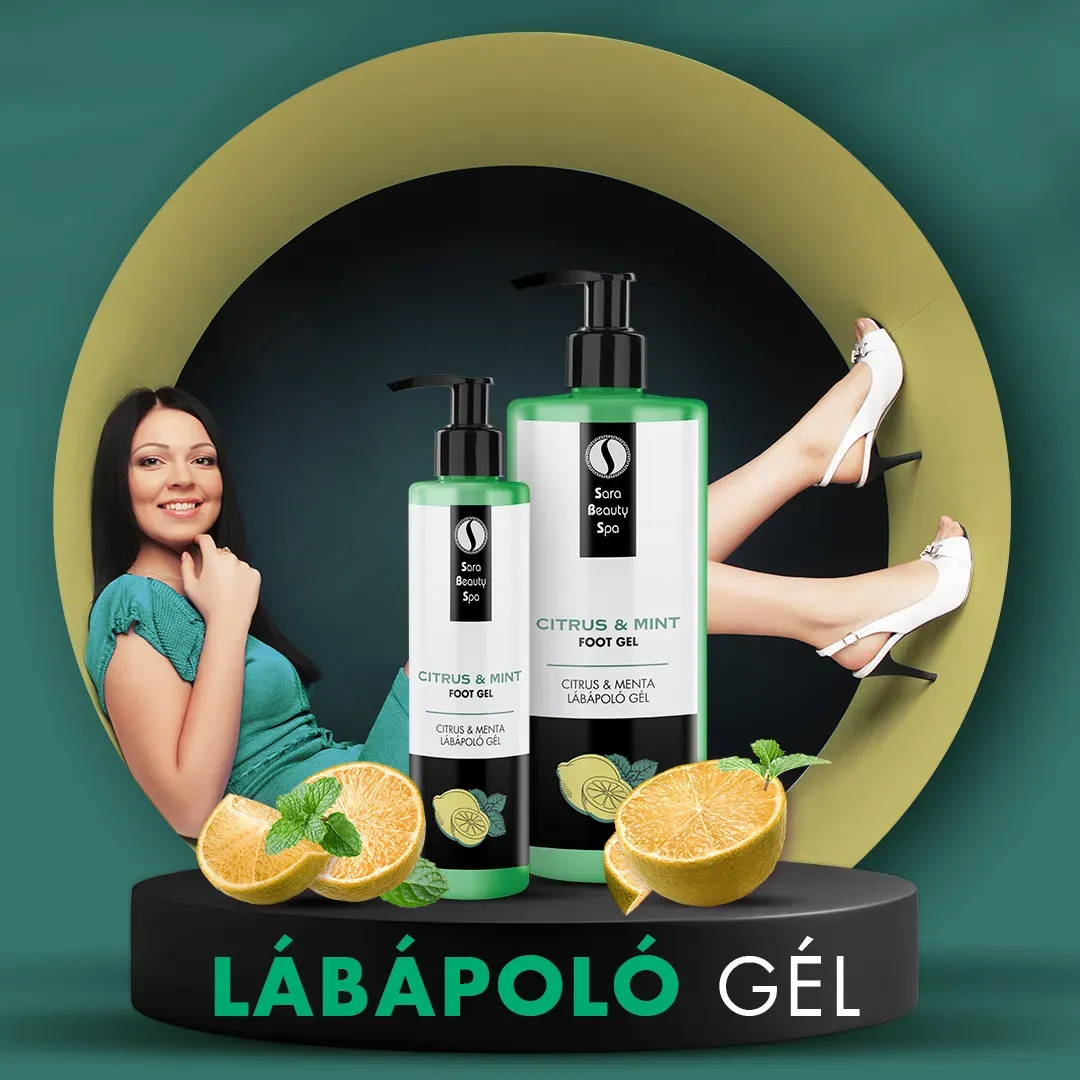 Sara Beauty Spa Lábápoló krém - Citrus és Menta 500ml