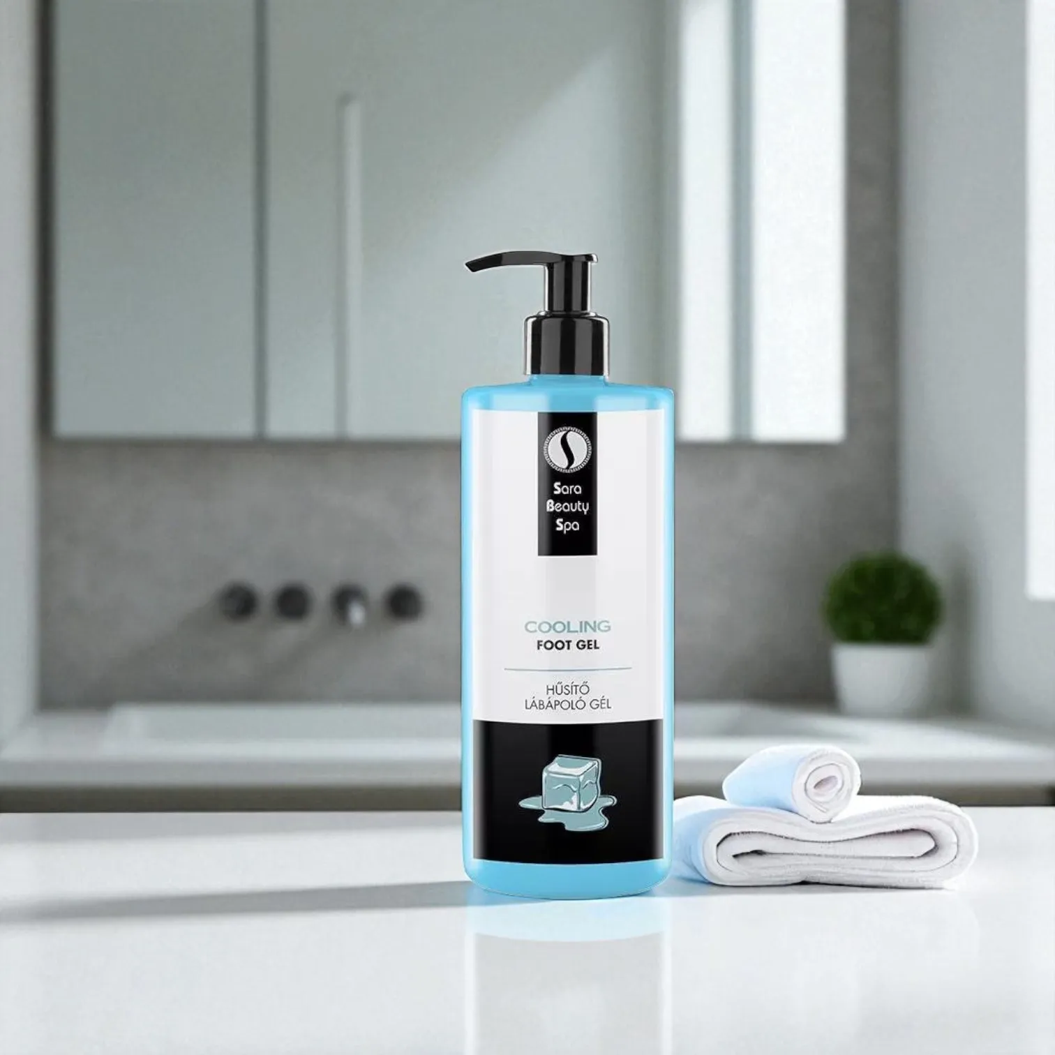 Sara Beauty Spa Lábápoló krém gél (Pedizselé) - Cool hűsítő 500ml