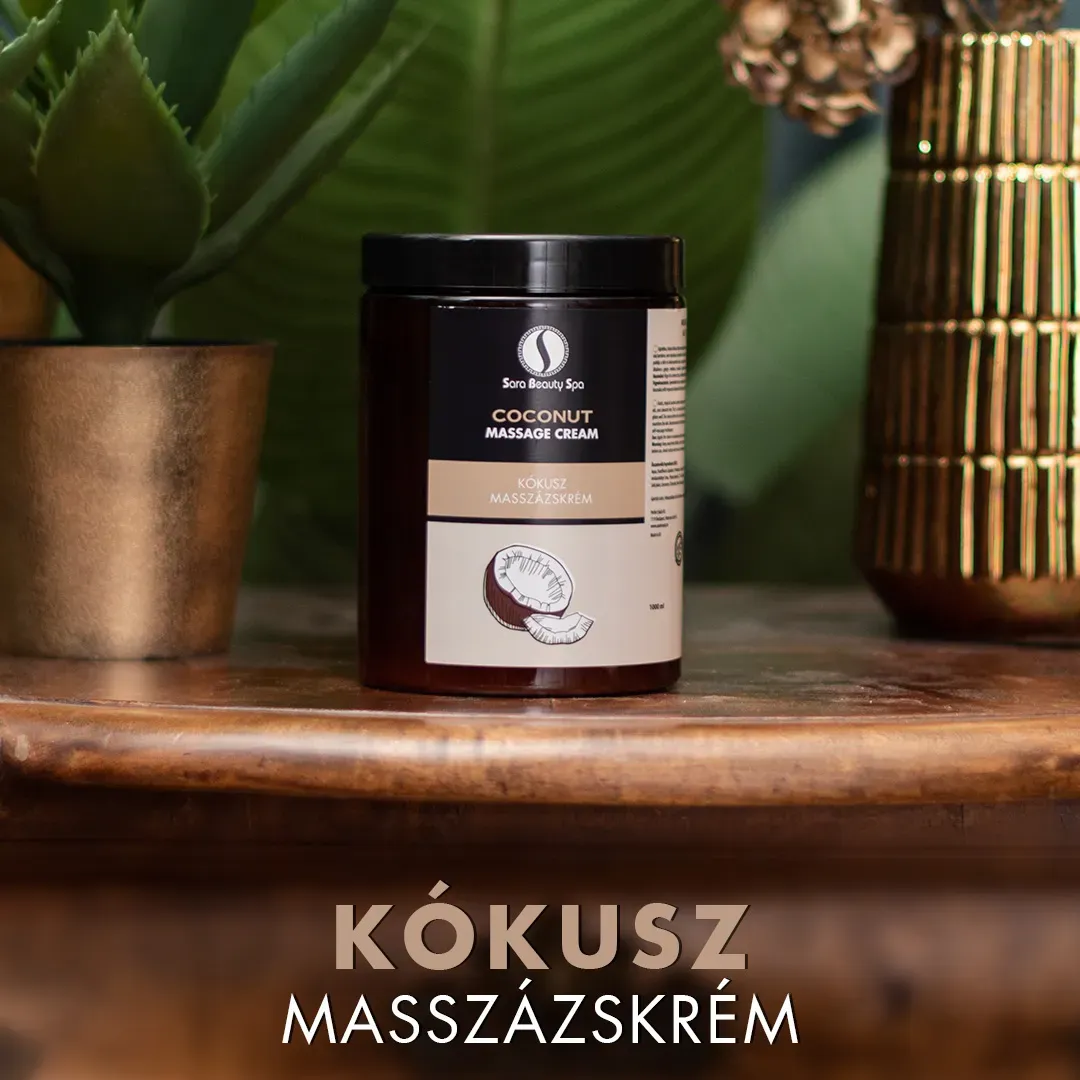Sara Beauty Spa Masszázskrém - Kókusz 1000ml