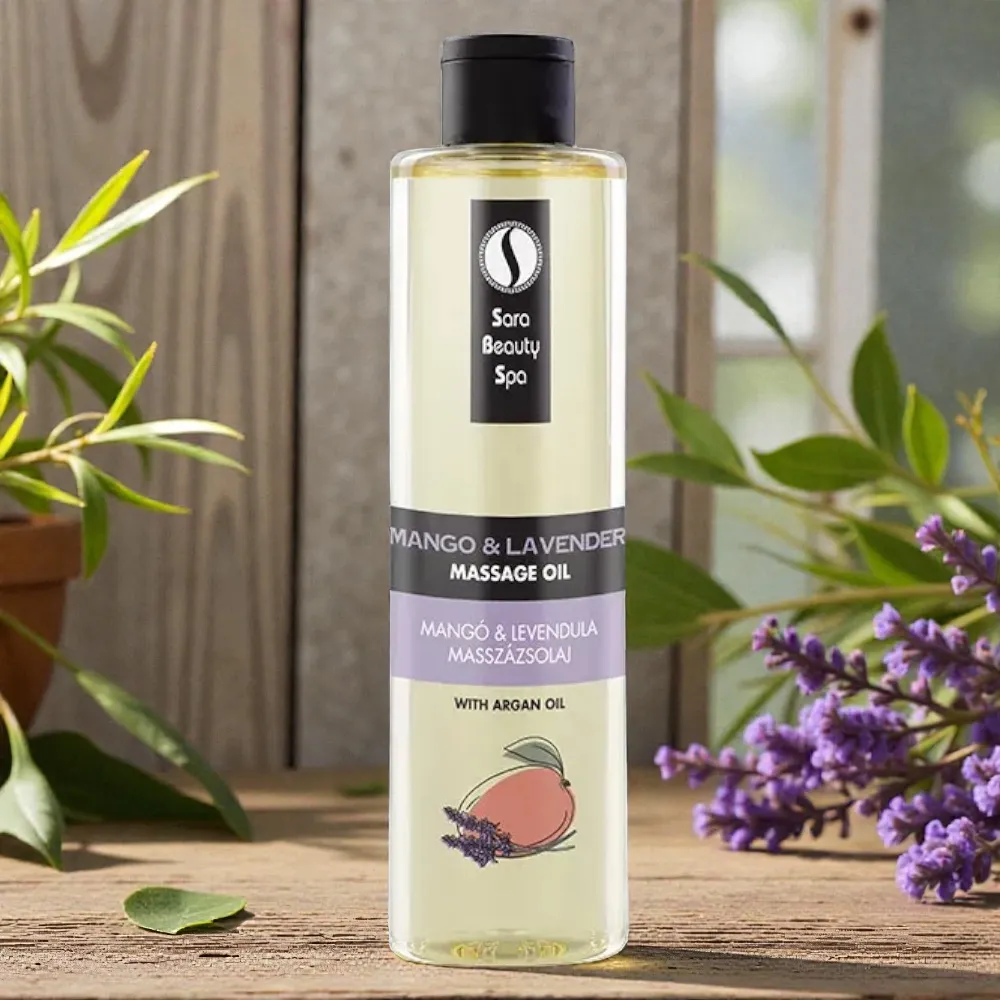 Sara Beauty Spa Masszázsolaj - Mangó és Levendula 250ml